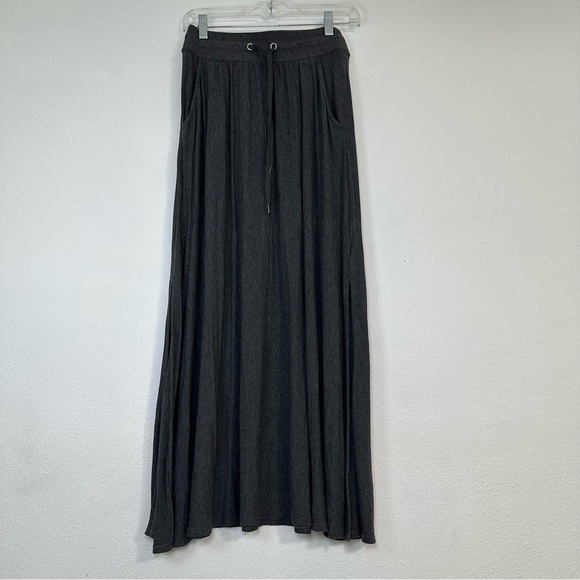 Athleta Casual Black A-Line Maxi Skirt in Size S - Picture 2 of 13